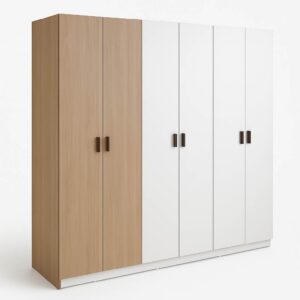 دولاب تامارا فخم لغرف النوم Tamara Luxury wardrobe with white panels