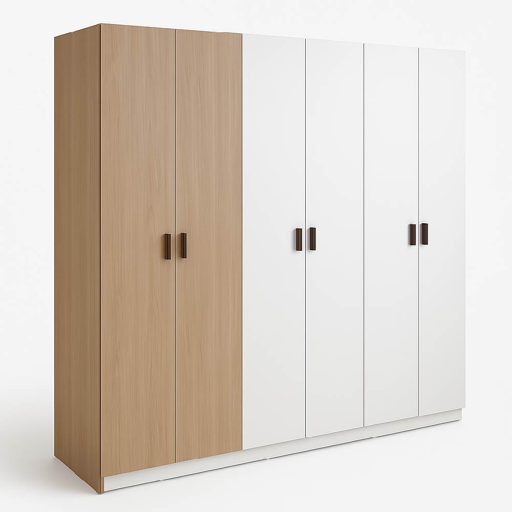 دولاب تامارا فخم لغرف النوم Tamara Luxury wardrobe with white panels