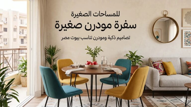 للمساحات الصغيرة سفرة مودرن صغيرة – أفضل الخيارات لشقتك في مصر