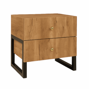 كومود ليجو عملي ومودرن Lego Kids Room Wooden nightstand with two drawers and brass knobs