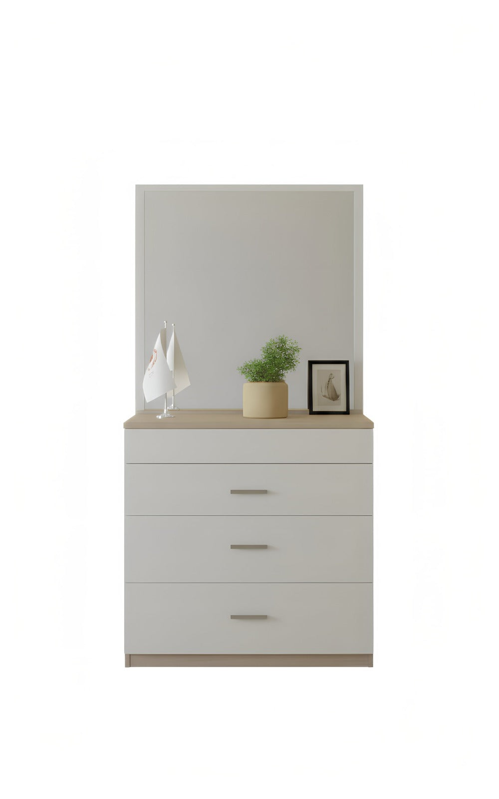 Le Marche Offer "25 Tamara White dresser with wooden top