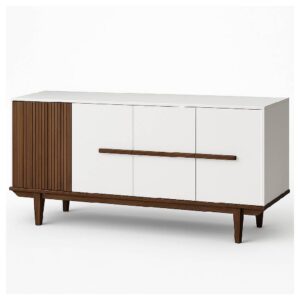 بوفيه فورست Forest Wood Buffet Table Storage with white and wood design