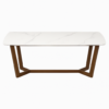 Charm Elegant Dining Table with white marble top