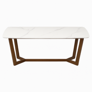 Charm Elegant Dining Table with white marble top