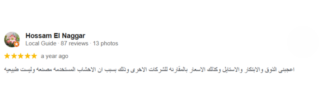 رأي عميل NST على جوجل